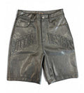 Bottega Desires Leather Shorts
