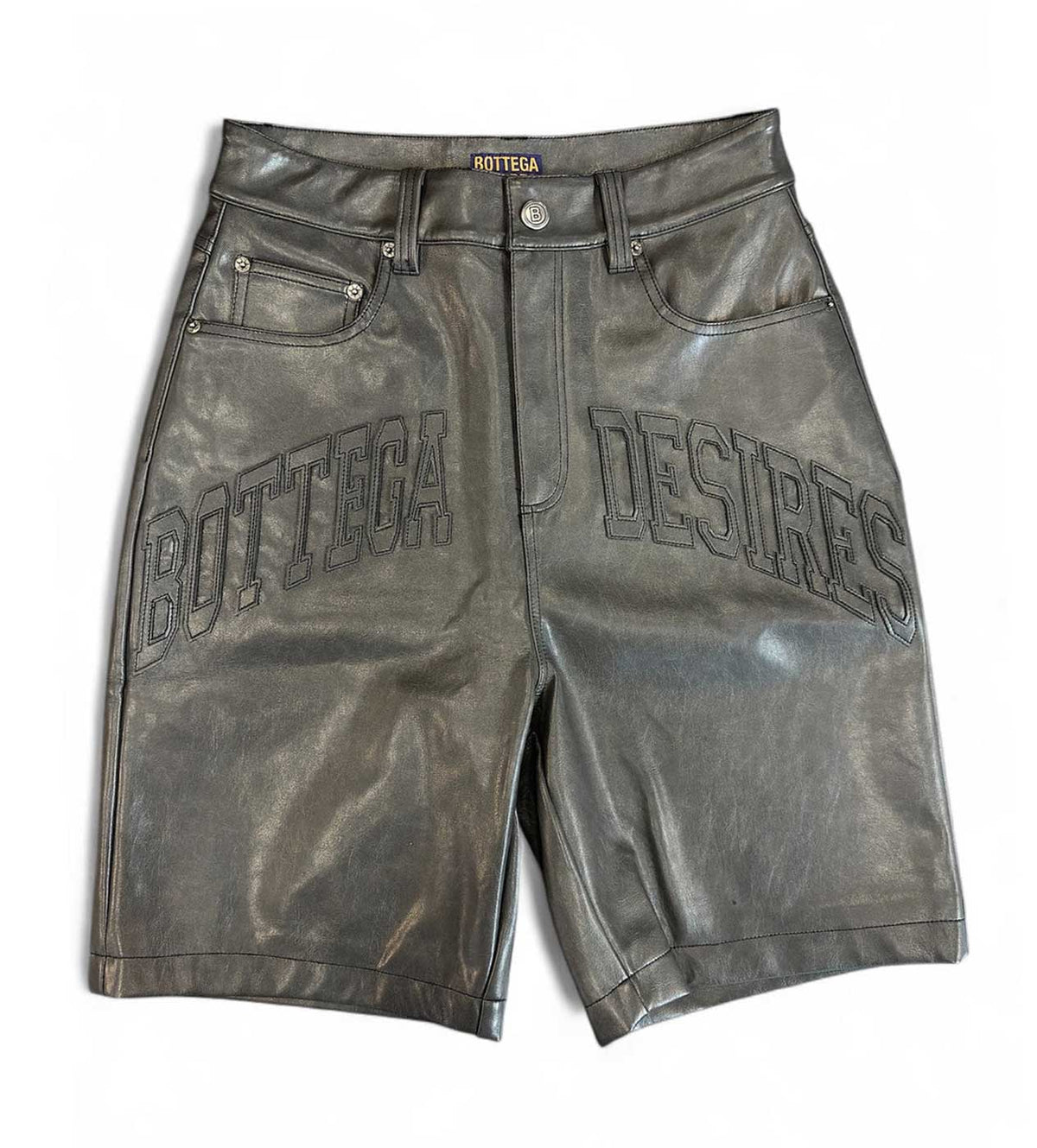 Bottega Desires Leather Shorts