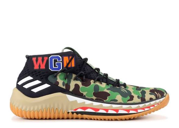 Adidas Dame 4 Bathing Ape Camp