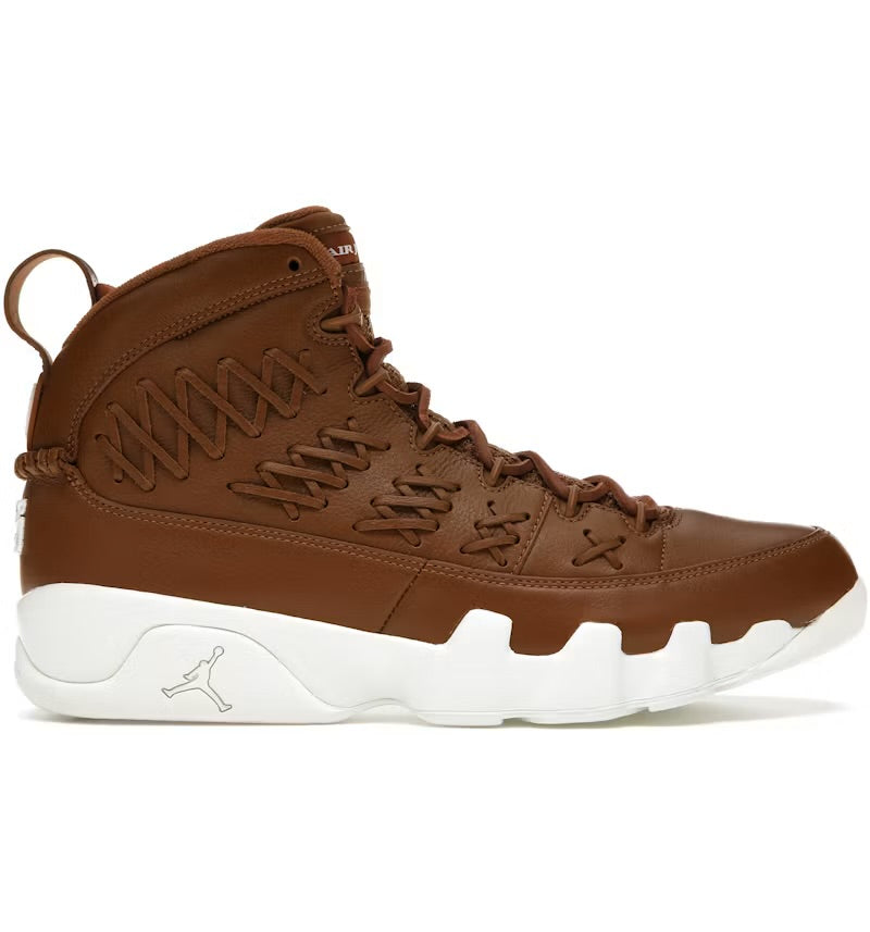 Air Jordan 9 Retro Pinnacle Baseball Glove Pack Brown White AH6623-903 9.5 Black