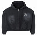 GV Gallery Black Eclair Zip Up Hoodie Raspberry Hills