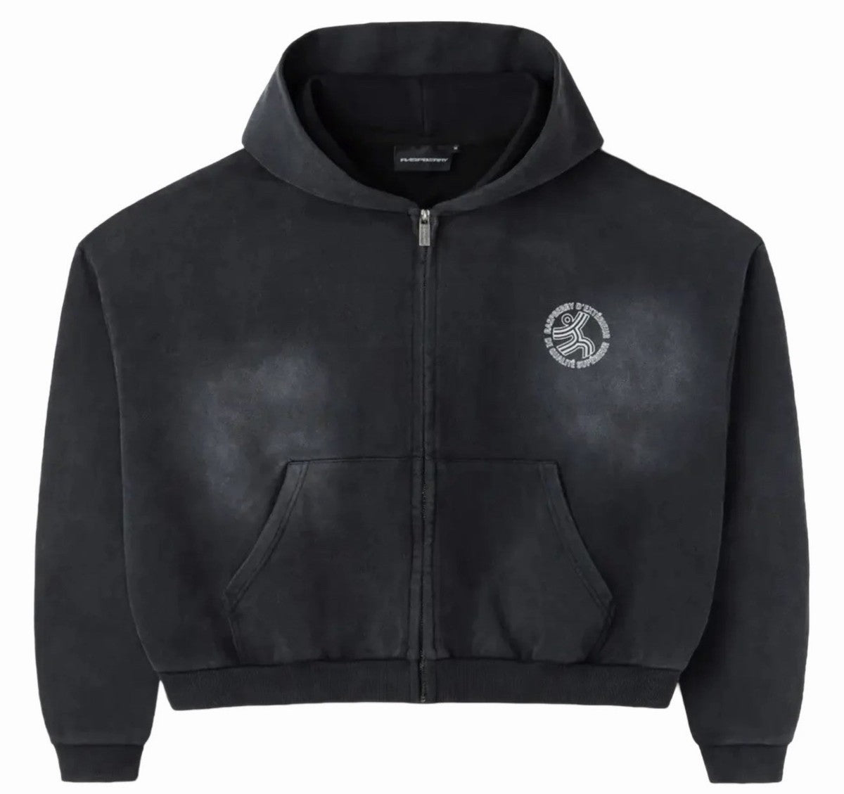 GV Gallery Black Eclair Zip Up Hoodie Raspberry Hills