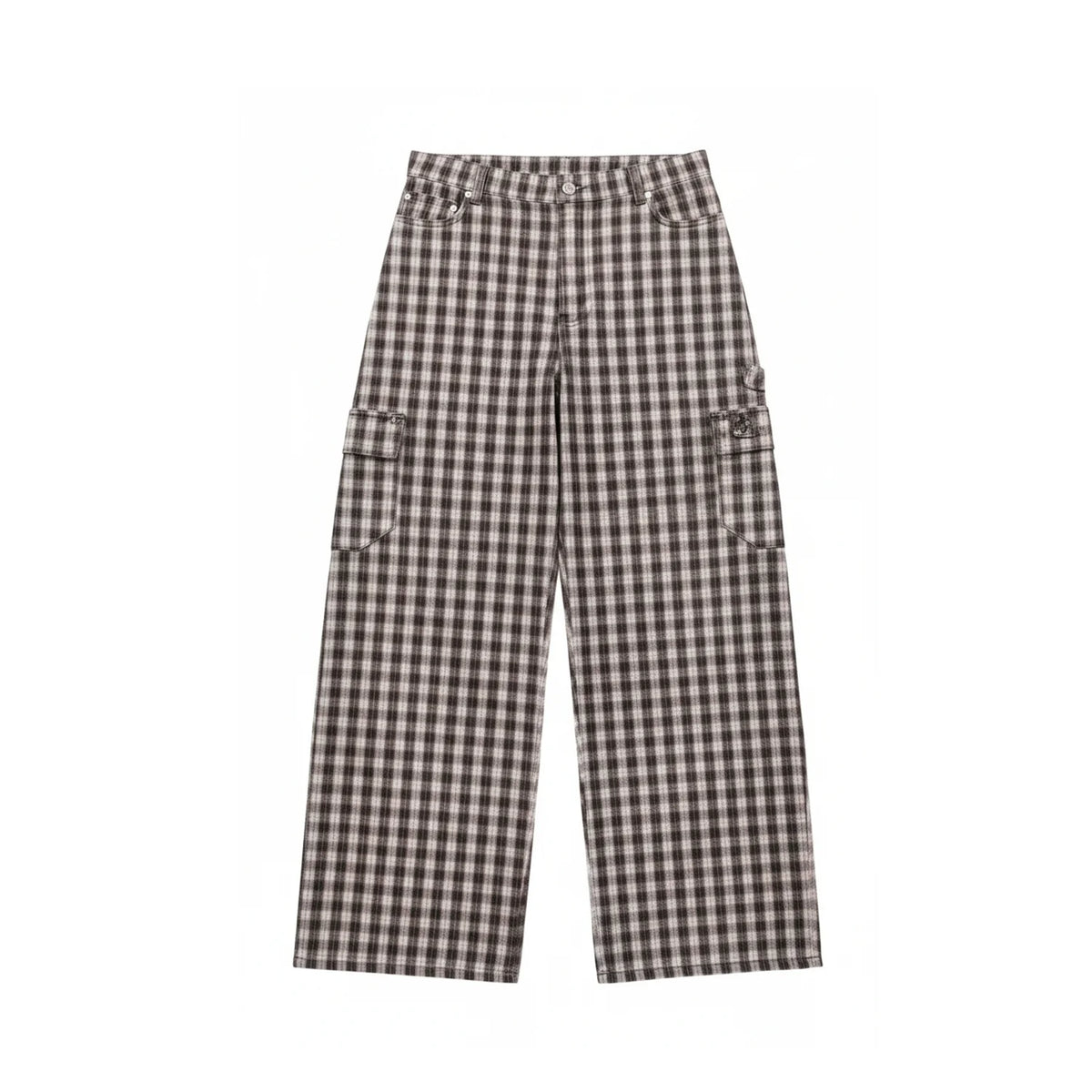 RASPBERRY HILL PLAID CARGOS