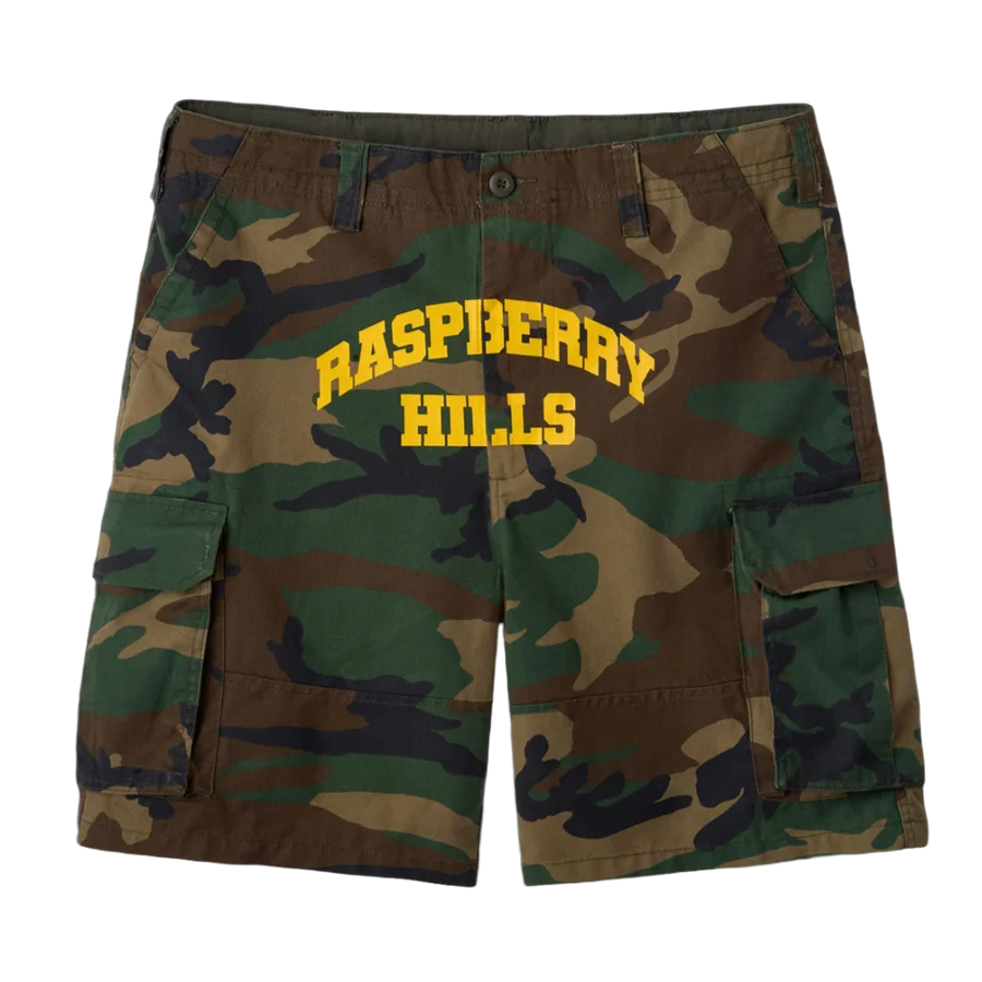 Raspberry Hills Camo Shorts