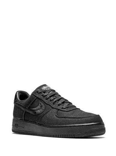 Nike Mens Air Force 1 Low Stussy - Black