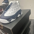Air Jordan 13 Retro in White, Obsidian