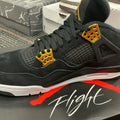 Air 4 Retro Jordan Black Metallic Gold White