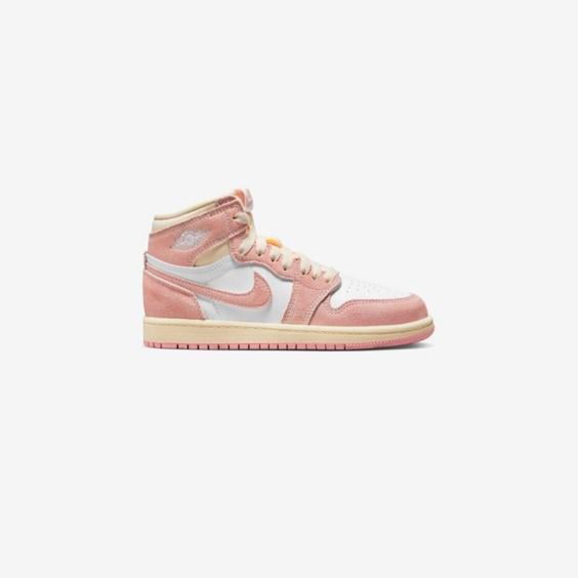 Air Jordan Retro 1 High OG Casual Shoes in Pink/Atmosphere Size 2.0
