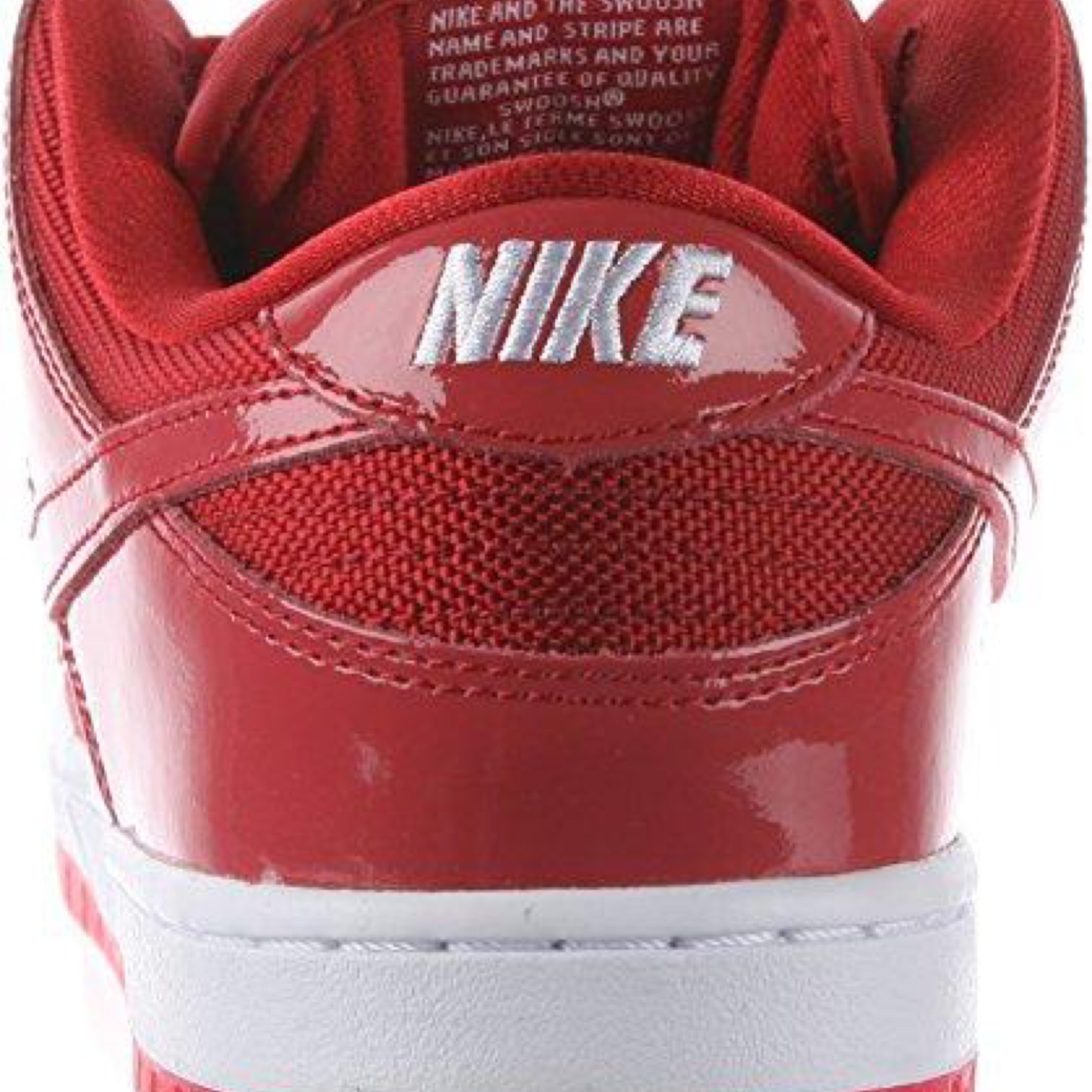 Nike Mens Dunk Low Pro SB Varsity Red/White Synthetic Size 9.5