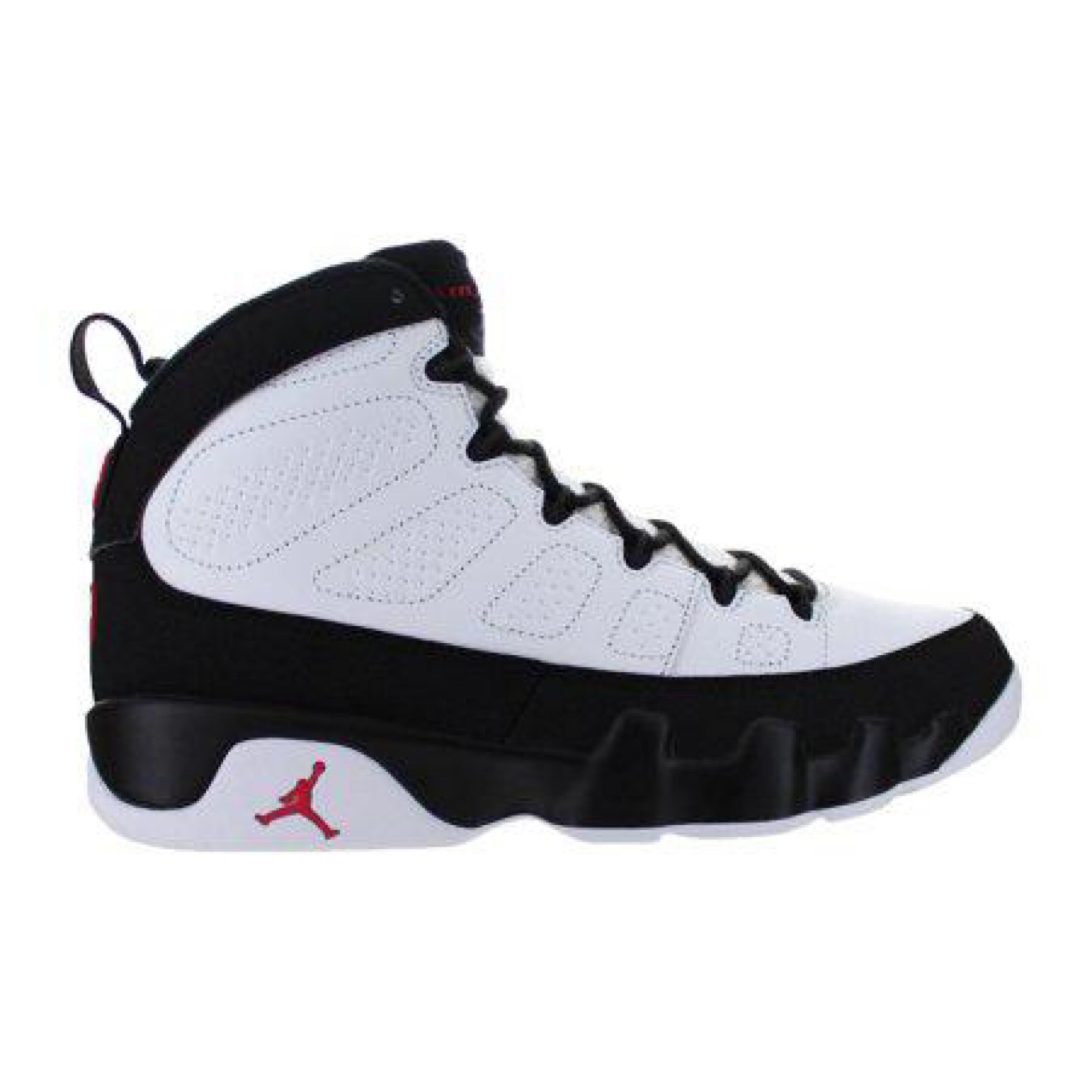 Mens Air Jordan 9 IX Retro OG "Space Jam Playoff" White - True Red