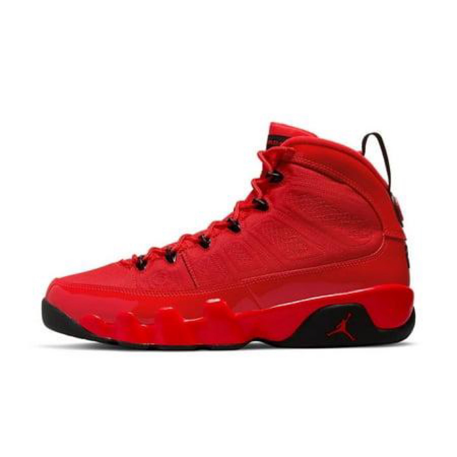 Men S Jordan 9 Retro Red Red/Black